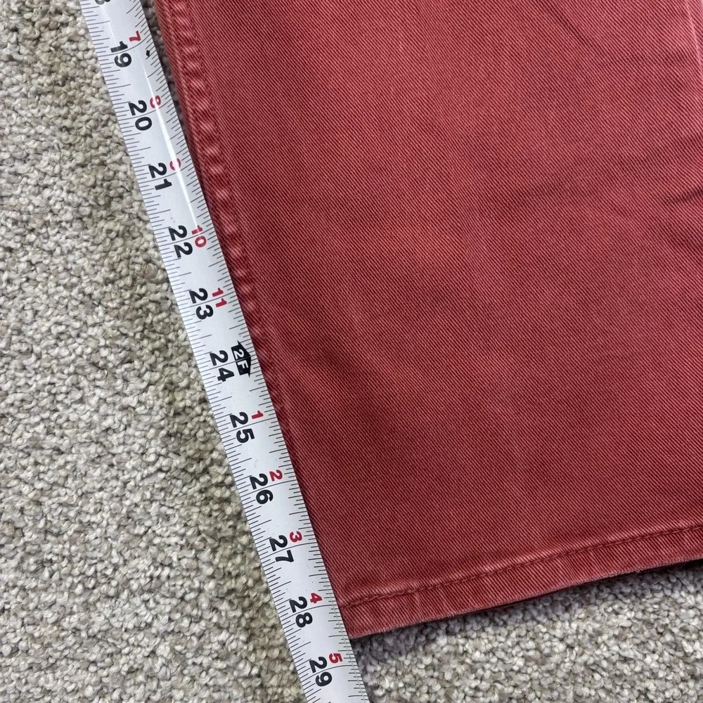 Levis 514 Jeans Mens 36x30 Red Medium Wash Straight Stretch Denim Pants Casual